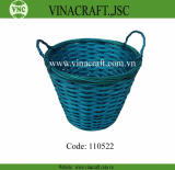  Rectangular bamboo basket cheap with handles